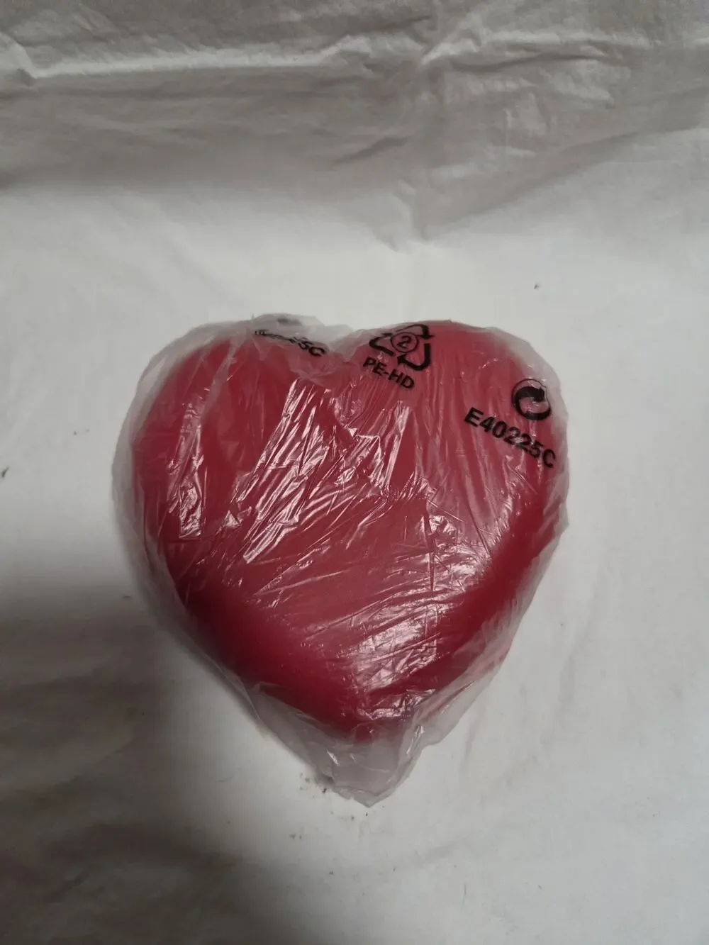 Tupperware Heart Shaped Storage Container Box Red NEW